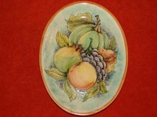 Mayolica Flower plate