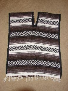 Young adult poncho