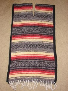 Young adult poncho