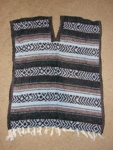 Young adult poncho
