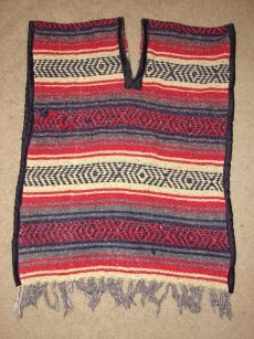 Young adult poncho